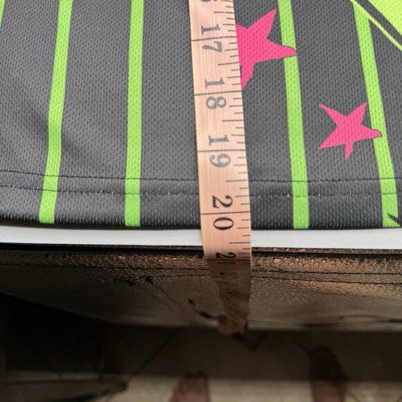 Invader Zim GIR Screaming Striped Juniors Jersey Tank Top MEDIUM New - Picture 8 of 11